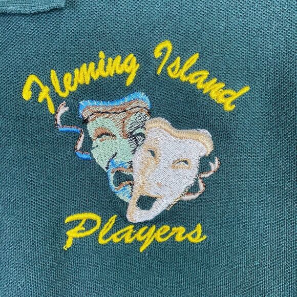 Fleming Island Players Polo Shirt Top Size Medium M Soaring with High Standards - Picture 6 of 8